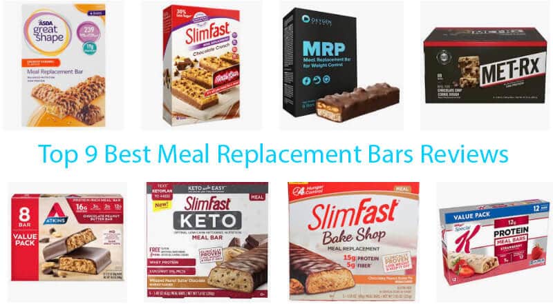 9+ Best Meal Replacement Bars For Weight Loss Reviews - Nogii