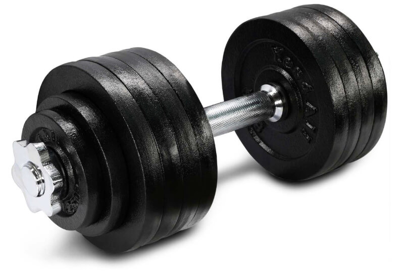 Yes4All adjustable dumbbells don’t have an innovative quick adjustment system, but they are safe and user-friendly