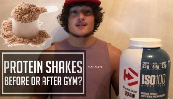Protein Shake Before or After Workout