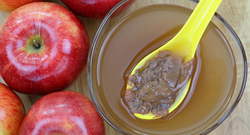 Apple cider vinegar with mother and without mother