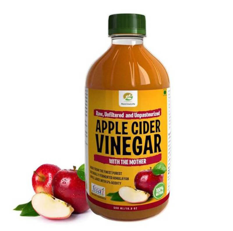 The mother in apple cider vinegar